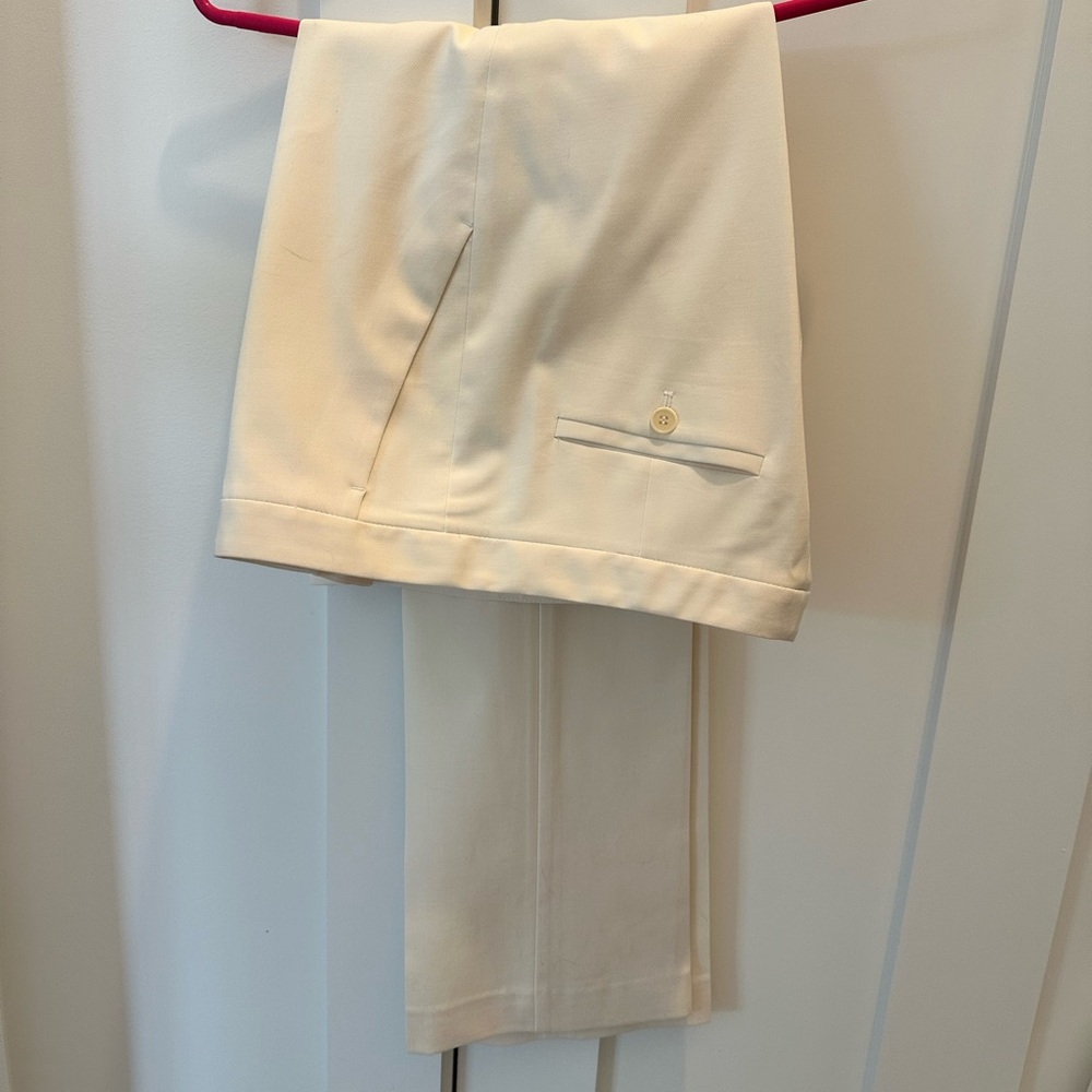 Theory Off White Dress Pants